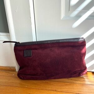 Vintage Anne Klein for Calderon Suede Clutch